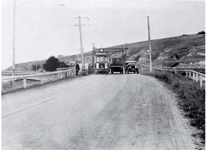 Ferry Road bridge, looking east Ferry Road bridge, looking east