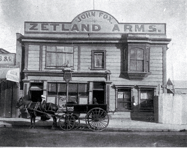 Zetland Arms hotel, Cashel Street, Christchurch Zetland Arms hotel, Cashel Street, Christchurch