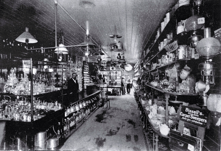 The interior of W. Congreve's store The interior of W. Congreve's store