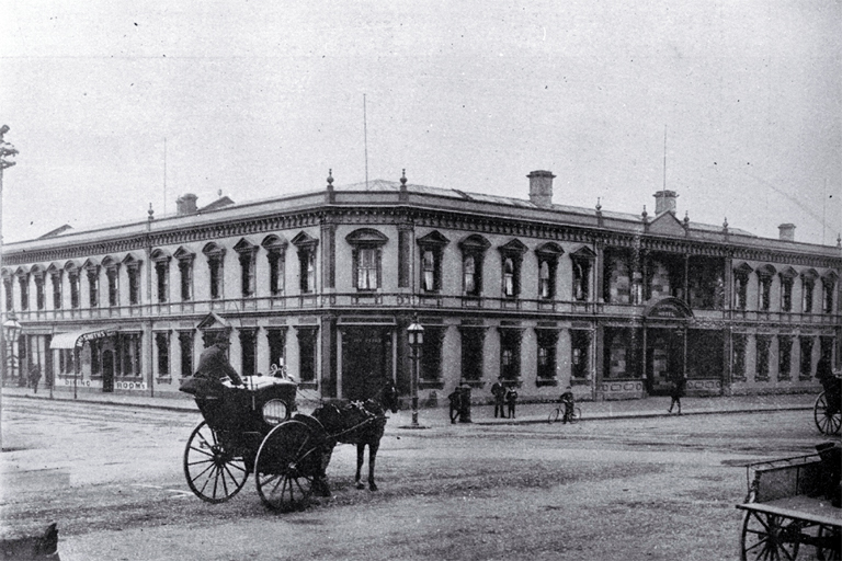 The Terminus Hotel which was directly opposite the Christchurch Railway Station The Terminus Hotel which was directly opposite the Christchurch Railway Station