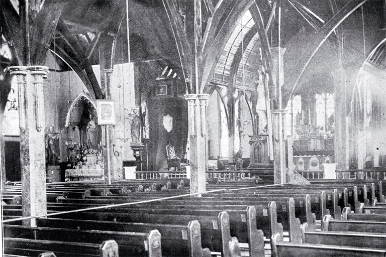 The interior of the Roman Catholic Pro-Cathedral The interior of the Roman Catholic Pro-Cathedral
