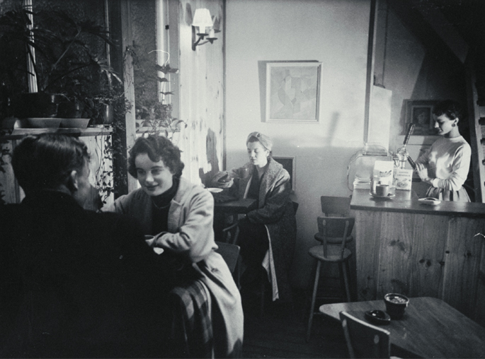 Customers relaxing in the Attic Coffee House, 123a Cashel Street Customers relaxing in the Attic Coffee House, 123a Cashel Street
