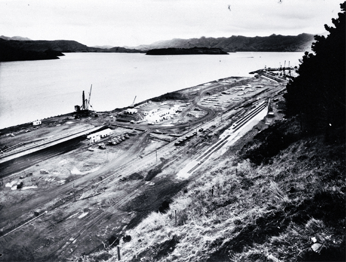 Cashin Quay under construction Cashin Quay under construction