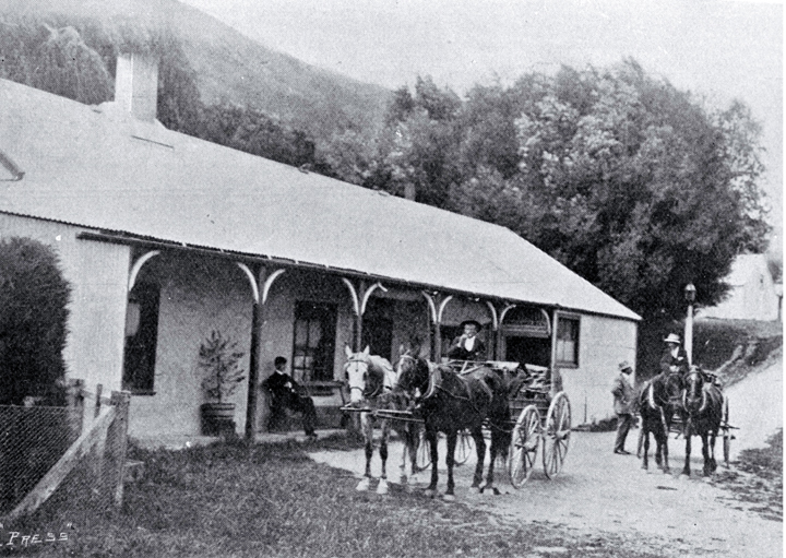 The second Waiau Ferry Hotel established in 1872, which was replaced in 1905 The second Waiau Ferry Hotel established in 1872, which was replaced in 1905