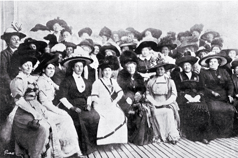 At the reception of Mrs and Miss Seddon by the Women's Social and Political League, Wellington At the reception of Mrs and Miss Seddon by the Women's Social and Political League, Wellington