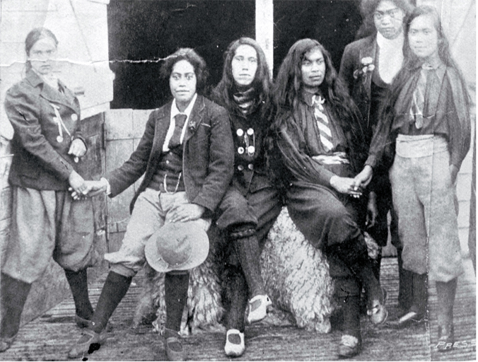 A group of Maori women dress reformers A group of Maori women dress reformers