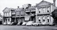Cars parked outside the Grenadier Hotel in Oxford Terrace [ca. 1960]