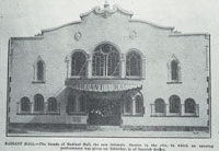 Thomas Edmonds had unveiled the marble foundation stone of the Radiant Hall, now the Repertory Theatre 