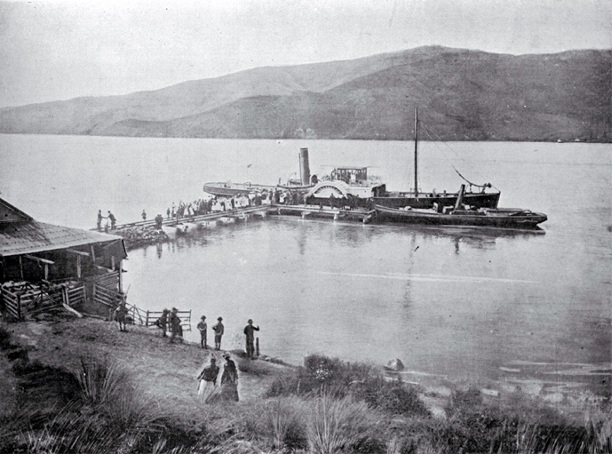 Steamer at Port Levy Steamer at Port Levy