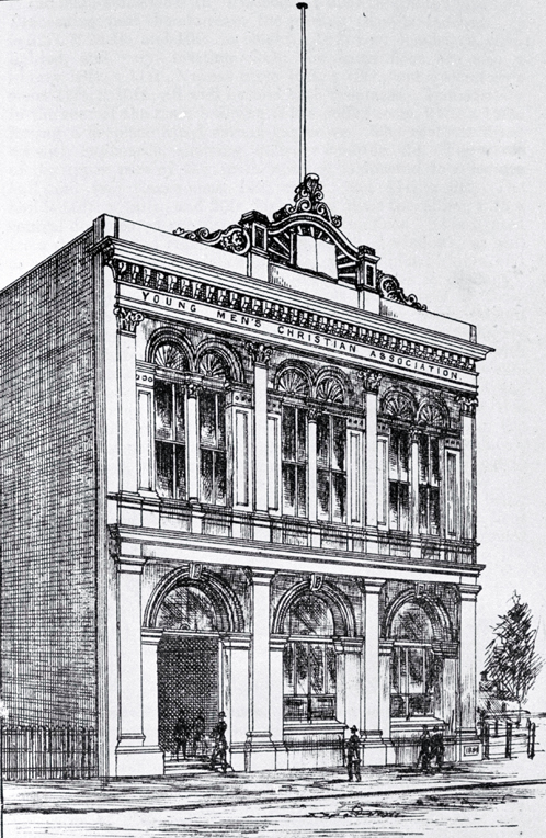 Young Men's Christian Association, Cambridge Terrace (between Cashel and Hereford Streets), Christchurch Young Men's Christian Association, Cambridge Terrace (between Cashel and Hereford Streets), Christchurch