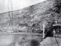 Returning from Sumner seaside to Christchurch by steam tram [ca. 1921]