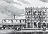 A. J. White's furniture warehouse and manufactory, corner of Tuam and High Streets, Christchurch