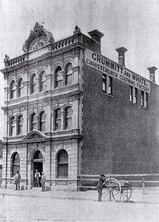 Grummitt & White Christchurch clothing factory, 113 St. Asaph Street, Christchurch Grummitt & White Christchurch clothing factory, 113 St. Asaph Street, Christchurch