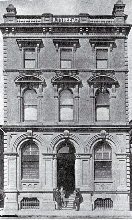Alfred Tyree & Co., Lichfield Street, Christchurch Alfred Tyree & Co., Lichfield Street, Christchurch
