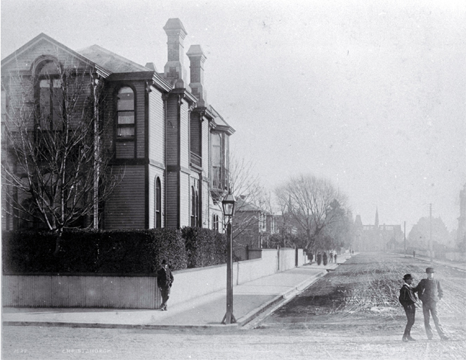 The Canterbury Club on the corner of Worcester Street and Cambridge Terrace : in background is Canterbury Museum The Canterbury Club on the corner of Worcester Street and Cambridge Terrace : in background is Canterbury Museum