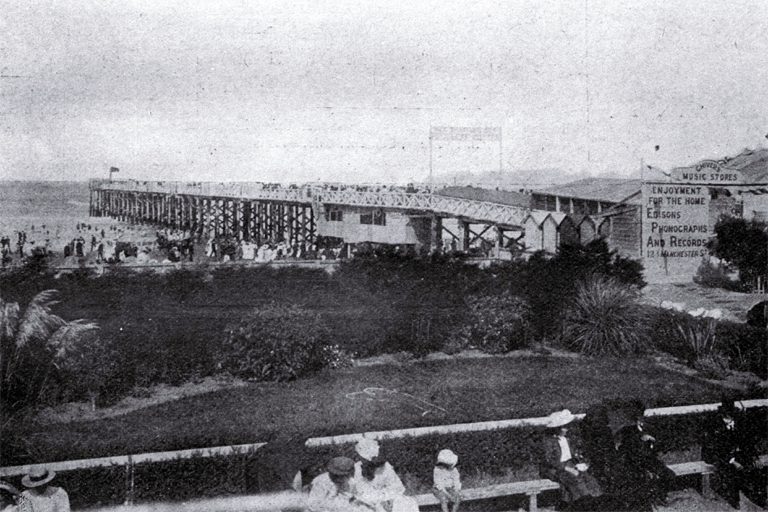 New Brighton Pier and Beautifying Association enclosure. New Brighton Pier and Beautifying Association enclosure.