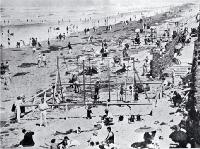 New Brighton beach at Christmas