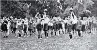 The Christchurch Normal School holds its annual sports gathering on the archery lawn, Botanic Gardens, Christchurch
