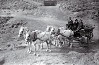 On the way to war : possibly Harry Ell's son who was later killed in action, World War I.