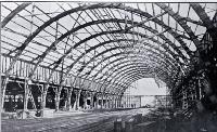New Zealand International Exhibition : the main building and machinery hall from the south end.
