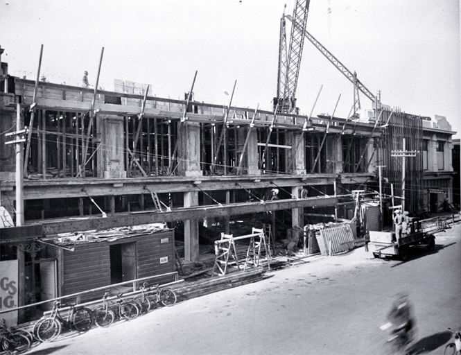 Reconstruction of T. Armstrong & Co. premises, corner of Colombo and Armagh Streets Reconstruction of T. Armstrong & Co. premises, corner of Colombo and Armagh Streets