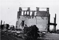 The first Ozone Café after it had been gutted by fire in 1922