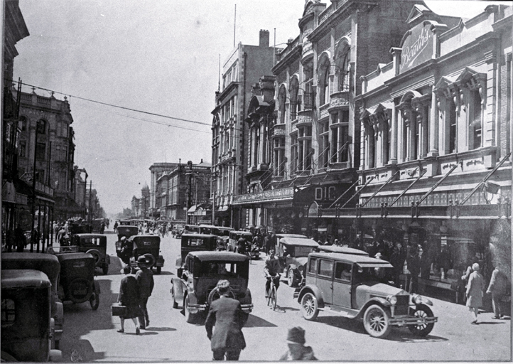 Cashel Street, looking east Cashel Street, looking east
