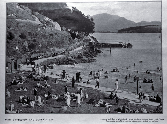 Corsair Bay, Lyttelton Harbour Corsair Bay, Lyttelton Harbour
