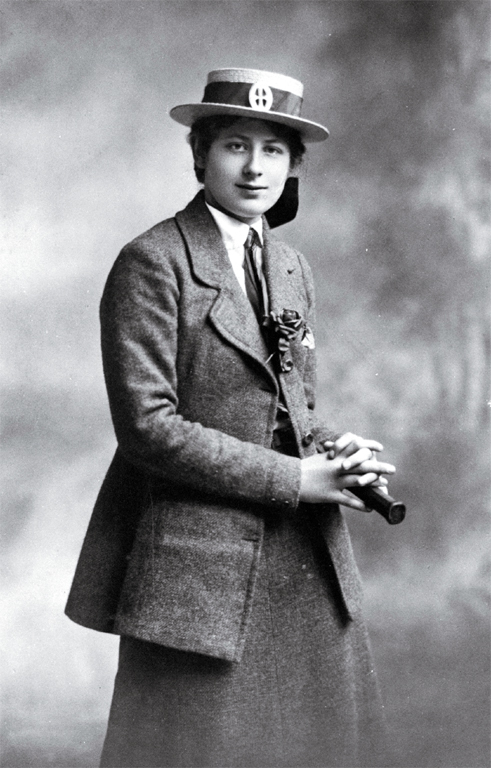 Mounted photograph by Standish and Preece of Ngaio Marsh (school prefect) in her St. Margaret's College school uniform Mounted photograph by Standish and Preece of Ngaio Marsh (school prefect) in her St. Margaret's College school uniform