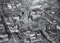 Cathedral Square, Christchurch, shown from the air
