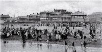On the sands, New Brighton, Christchurch.