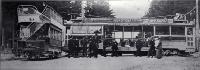 A mishap to the Christchurch-New Brighton tram at Wainoni Park