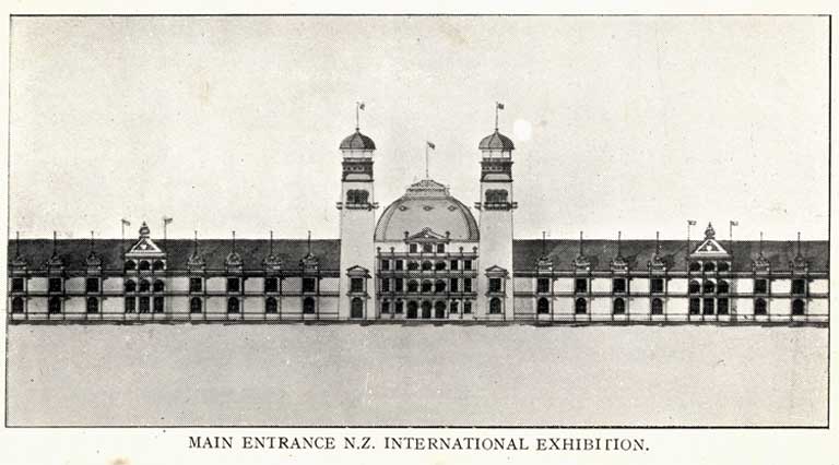 Main Entrance N.Z. International Exhibition Main Entrance N.Z. International Exhibition
