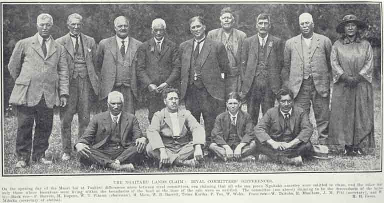 The Ngai Tahu land claim : rival committees' differences. The Ngai Tahu land claim : rival committees' differences.