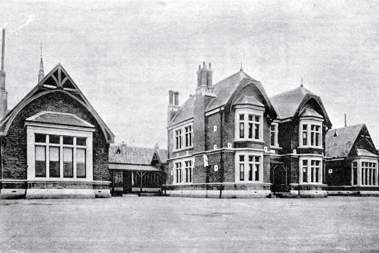 The Rhodes Convalescent Home from the front terrace The Rhodes Convalescent Home from the front terrace