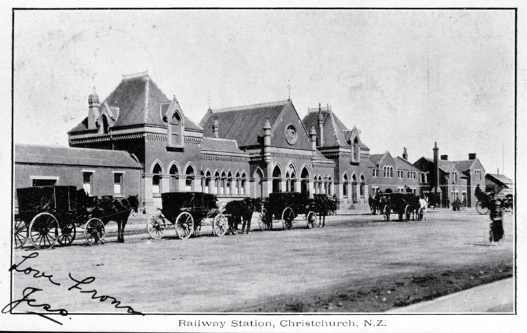 The Christchurch railway station The Christchurch railway station