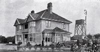 The demonstration farm headquarters at Avonhead for returned soldiers at the new soldiers' settlement near Avonhead, Christchurch