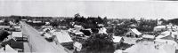 View of Kaiapoi from the Post Office tower looking to the north