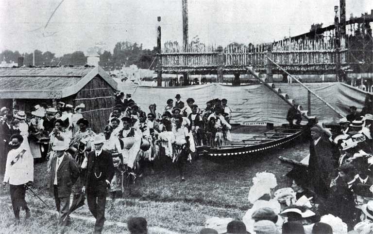 Arrival of the Fijians at the Pa. Arrival of the Fijians at the Pa.