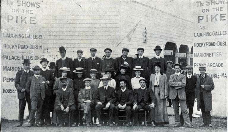 Manager and employees of the Pike. Manager and employees of the Pike.