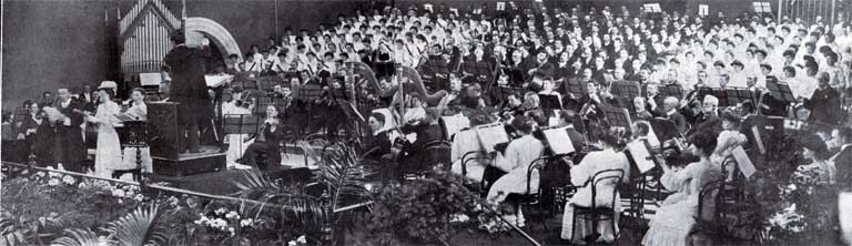 The Exhibition choir and orchestra The Exhibition choir and orchestra