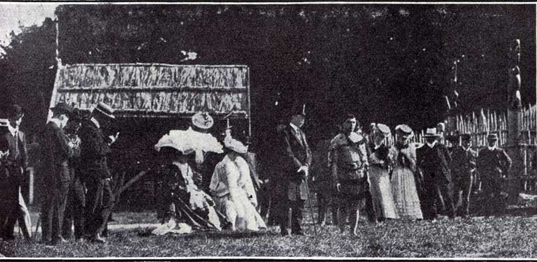 His Excellency addresses the natives His Excellency addresses the natives