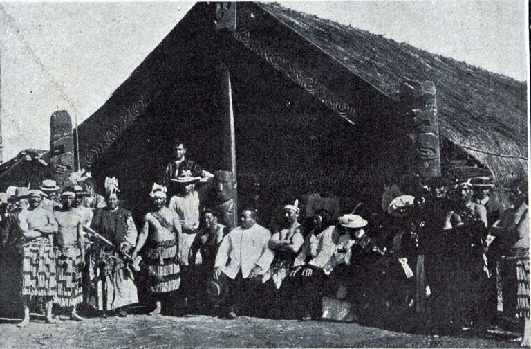 A group of South Sea Islanders and Maoris A group of South Sea Islanders and Maoris