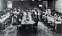 Sir John Gorst banquets the Maoris