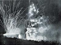 [Fireworks display]