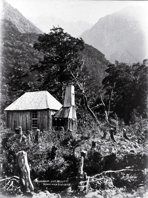 A roadman's hut at Bealey (now Klondyke Corner), near Arthur's Pass A roadman's hut at Bealey (now Klondyke Corner), near Arthur's Pass