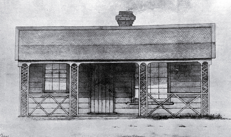 The house built by George Gould (1823-1889) in Christchurch The house built by George Gould (1823-1889) in Christchurch
