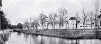 Panorama of the New Zealand International Exhibition buildings, Hagley Park, Christchurch 