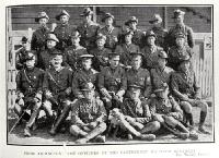 The officers of the Canterbury Mounted Regiment, Addington, Christchurch 