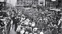 Photograph of Returned soldiers 1917